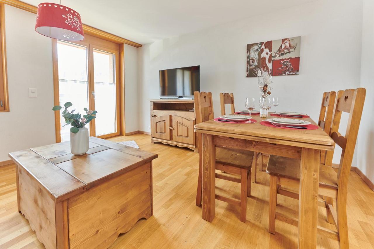 Magnifique Appartement Aux Diablerets Avec Vue Imprenable Les Diablerets Exterior photo